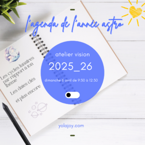 LUNDI 28 AVRIL DE 18h Á 21h : ATELIER VISION 2025_26